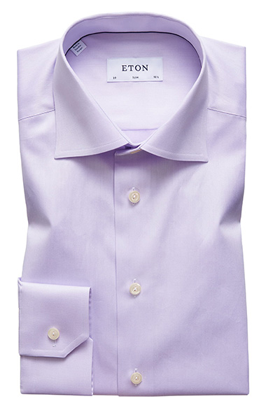 lavender shirt