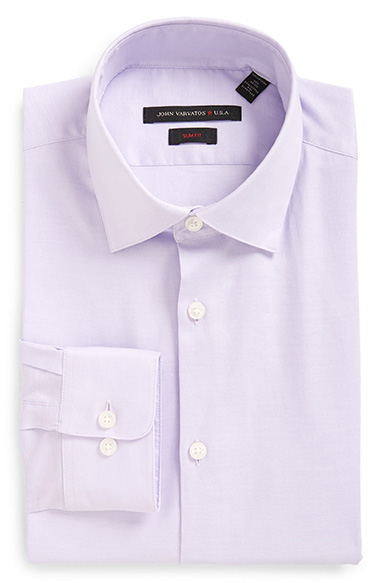 lavender shirt